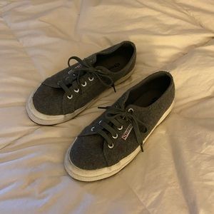 Superga 2750 COTU Wool in Gray size 7.5 / 38